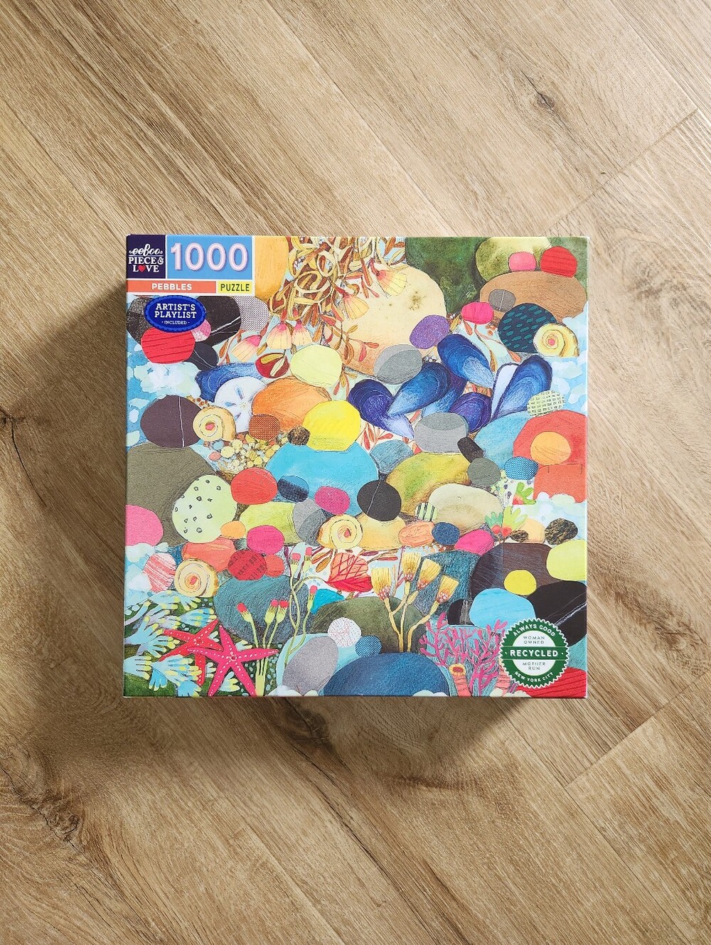 Eeboo Pebbles 1,000 Piece Puzzle